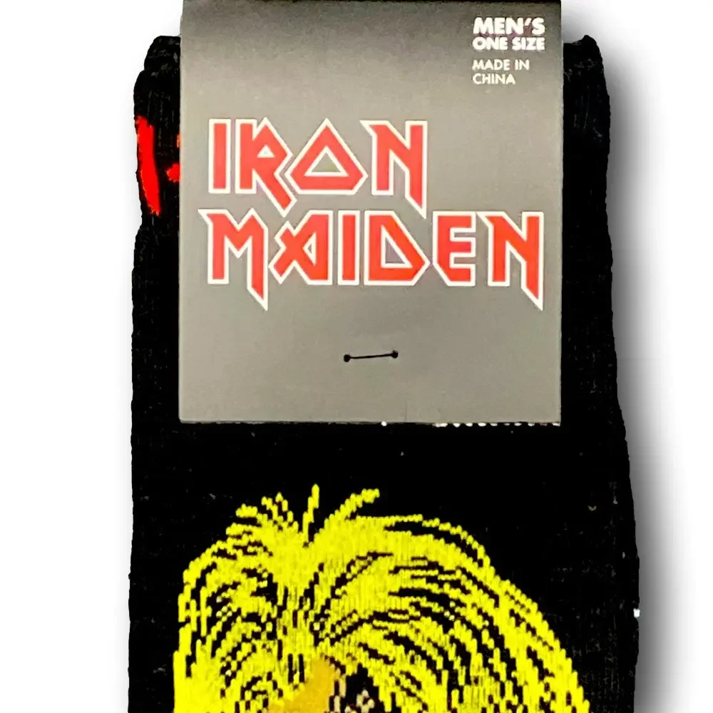 3/$20 Iron Maiden Funny Novelty Crew Socks - NWT